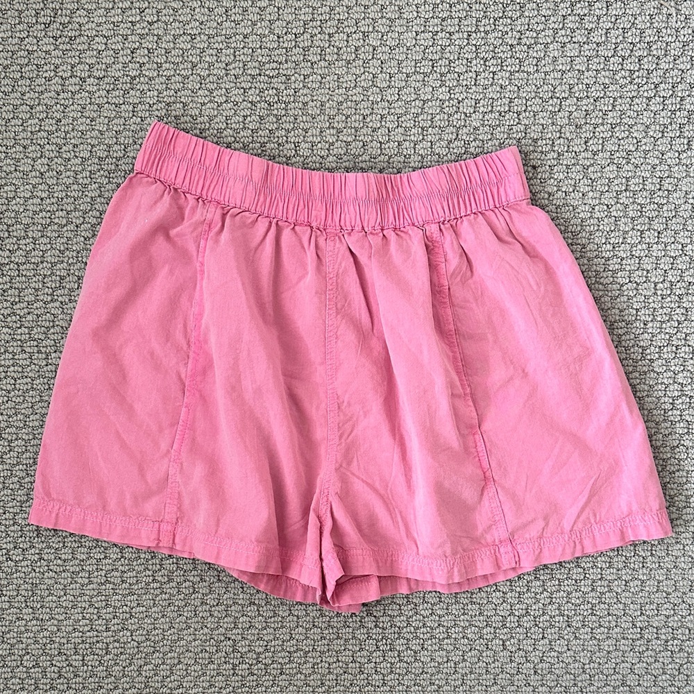 Free People High Waist Pink Shorts